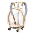 thumbnail image 1 of New Pet Luggage Transparent Bag Trolley Box Large Capacity Pet Cart For Outgoing, 1 of 5
