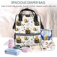 thumbnail image 5 of Hirioo Honey Bee Insect for Mummy Diaper Bag Backpack Diaper Bag Backpack for Moms and Dads Unisex Shoulder Bags Travel Hiking Outdoor Pack, 5 of 6