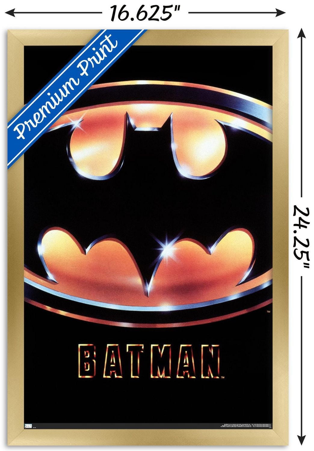 DC Comics Film Batman (1989) - Logo Une Feuille