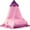 Purple Pink, variant on Purple Princess Bed Canopy for Girls with Glowing Stars, Ceiling Tent Hanging Mosquito Net with Light, Fits Twin, Full, and Queen Size Beds, Suitable for Indoor Room Decor and Outdoor Use