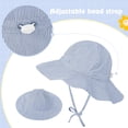 thumbnail image 3 of Gorro de sol Hat Zando Baby Bucket UPF 50+, azul oscuro, 48 cm, 3 of 5