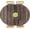 Wood Grain 01, variant on St. Patrick''s Day Round Fitted Tablecloth with Elastic Edge, Washable Green Irish Shamrock Table Cover 40"-44" Waterproof Stain Resistant Table Cloth for Home Kitchen Dining Party Decor