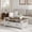White, variant on EastVita 47inch Farmhouse Coffee Table with Drawers Rustic Coffee Table Wood Center Table Easy Assembly Living Room Table for Office Parlor Reading Room - White