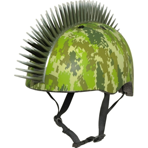 Casco Raskullz Digital Camo Mohawk para niños mayores de 5 años (50-54 cm)