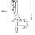 thumbnail image 3 of Sleek Design Valance Clips Pack of 24 Compatible with Most For Windows, 3 of 8