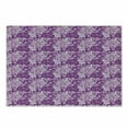 thumbnail image 1 of Vintage Cutting Board, Purple Tones Floral Pattern Nostalgia Romance Flowers Beauty Image, Decorative Tempered Glass Cutting and Serving Board, in 3 Sizes, by Ambesonne, 1 of 2