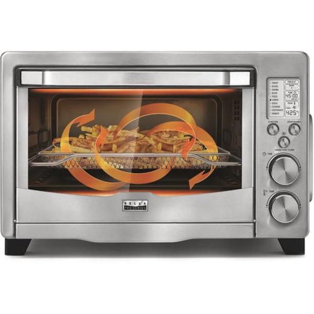 Bella Pro Series 6 Slice Toaster Oven Air Fryer Stainless Steel Walmart Com Bella Pro Series 6 Slice Toaster Oven Air Fryer Stainless Steel Walmart Com