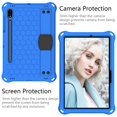 thumbnail image 2 of Dteck Case with Shoulder Strap for Samsung Galaxy Tab S7 11" SM-T870 T875 (2020 Released) 11-inch, Shockproof Rubber Silicone Protective Kickstand Cover with Hand Strap,Blue, 2 of 6