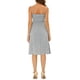 thumbnail image 3 of Vestido floral de tirantes de verano de INSPIRE CHIC para mujer XS azul grisáceo, 3 of 5