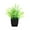 C, variant on Artificial Potted Green Plant Realistic Faux Tabletop Greenery Home Office Decor for Shelf and Desk Arrangement with Magnolia Leaf