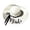 White, variant on Elegant Floral Wedding Sun Hat For Bride Wide Brim Bonnet With Chin Strap Brown One Size