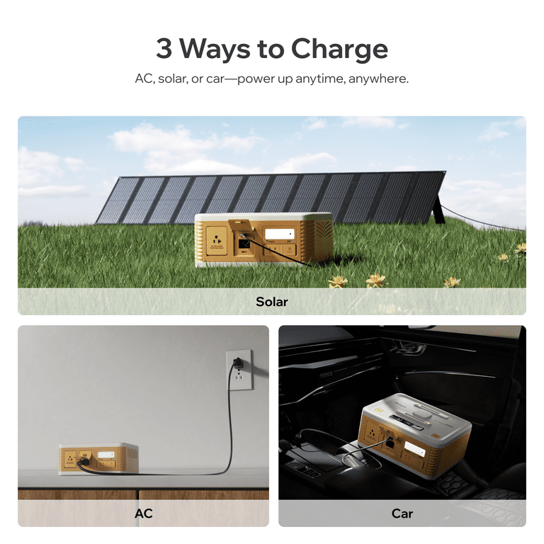 Arkpax Ark NOA 600W/500Wh Portable Power Station, LiFePO4, IP67