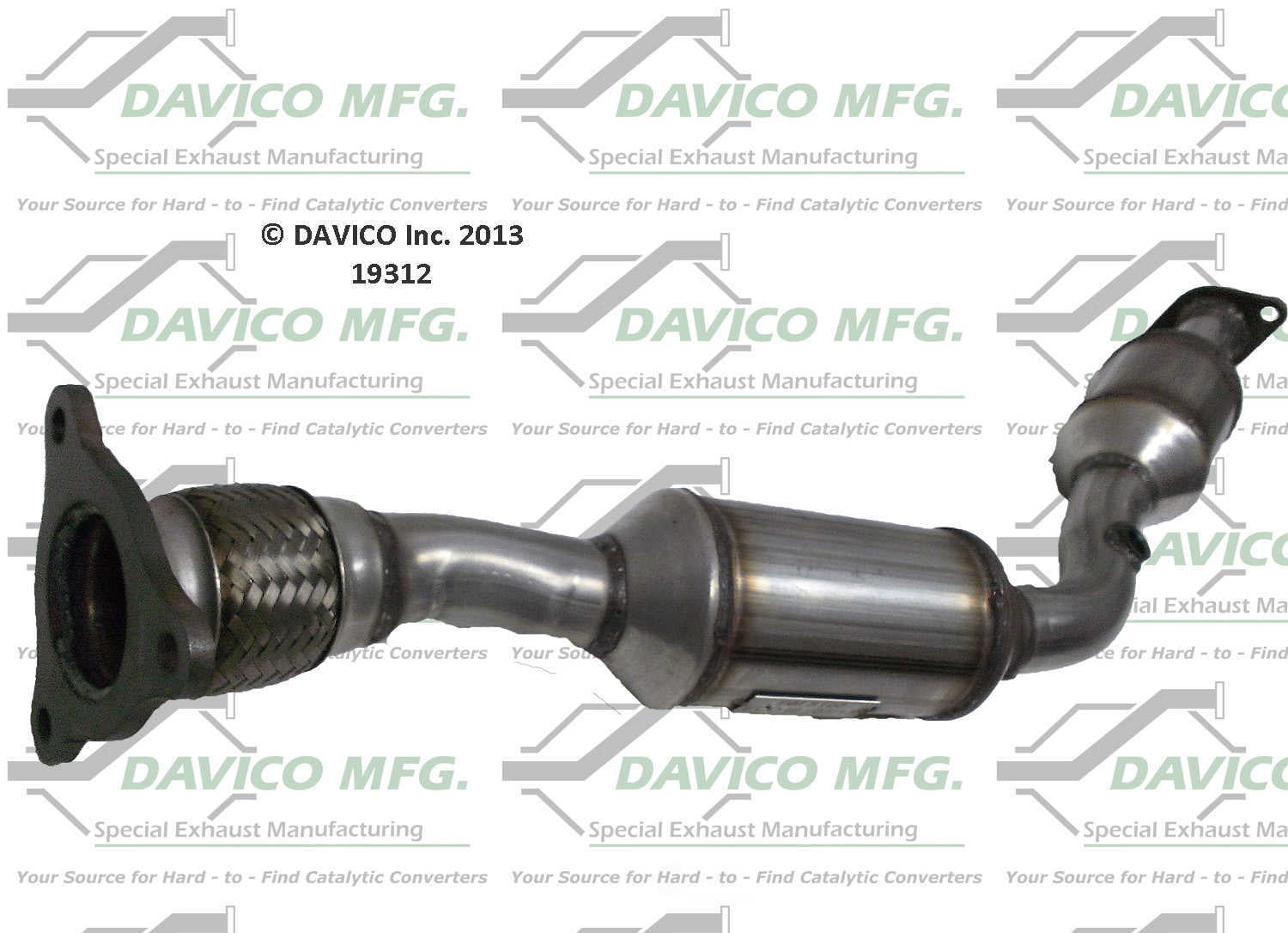 Davico Mfg Catalytic Converter P/N:19312 Fits select: 2006 CHEVROLET COBALT, 2006-2007 SATURN ION LEVEL 2