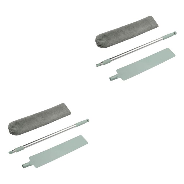 Naiovety Eliminador de polvo de microfibra, reemplazo portátil, desmontable, reutilizable, lavable, mango de PP, herramienta de limpieza de cepillo de Type1 NO1 Naiovety CBP593079