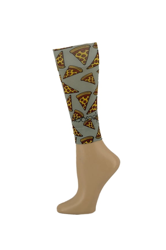 Pizza Party Gray Leg Sleeve 9"