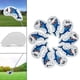 thumbnail image 5 of Juego de 9 piezas de cubiertas de cabeza de hierro de golf para cuñas de palos de golf Protector de cuero de PU con blanco Zulema cubiertas de cabeza de hierro de golf, 5 of 8