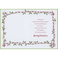 thumbnail image 2 of Designer Greetings A Christmas Wish: Red Letters on White with Candy Cane Border Christmas Card for Sister and Family, 2 of 2