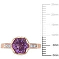 thumbnail image 2 of Everly Women's Amethyst 14K Rose Gold Engagement Ring, 2 of 8
