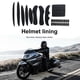 thumbnail image 1 of Kit de almohadillas internas para casco de ciclismo de 27 piezas, esponja sellada para motocicleta (negro) Tmvgtek Original, 1 of 9