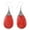 05 - Coral, variant on Red Coral Gemstone Earrings for Women in 925 Sterling Silver - Dangling Drop Fashion Earrings Handmade Birthstone Vintage Boho Jewelry Birthday Christmas Gifts
