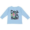 thumbnail image 3 of Inktastic Deck the Halls Christmas Ornament Boys or Girls Long Sleeve Toddler T-Shirt, 3 of 5