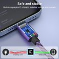 thumbnail image 4 of Cable trenzado de nailon para iPhone Aeibxiy, paquete de 5, 3 m, 4 of 6