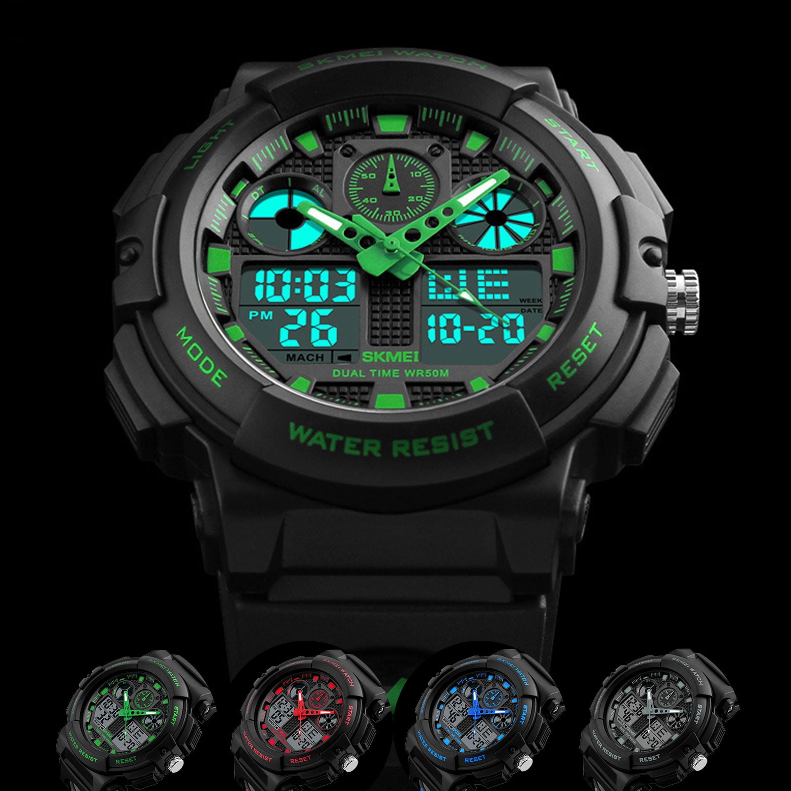 digital watch with countdown timer