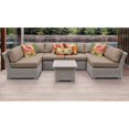 thumbnail image 2 of Coast 7 Piece Outdoor Wicker Patio Furniture Set 07c, 2 of 2
