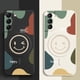 thumbnail image 2 of Happy Smile Camouflage Magfit Funda De Silicona Suave De Carga Inalámbrica Para Samsung S23 Ultra/S22 Plus S23 + S22 S22 + Imán, 2 of 4