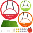 thumbnail image 1 of Juego de redes de golf Golfguru con tapete, 12 pelotas, 4 camisetas, 1 of 6
