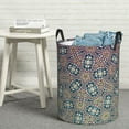 thumbnail image 1 of YFYANG Waterproof Laundry Hamper, Retro Abstract Floral Laundry Basket Oxford Fabric with Handle Foldable, M, 1 of 8