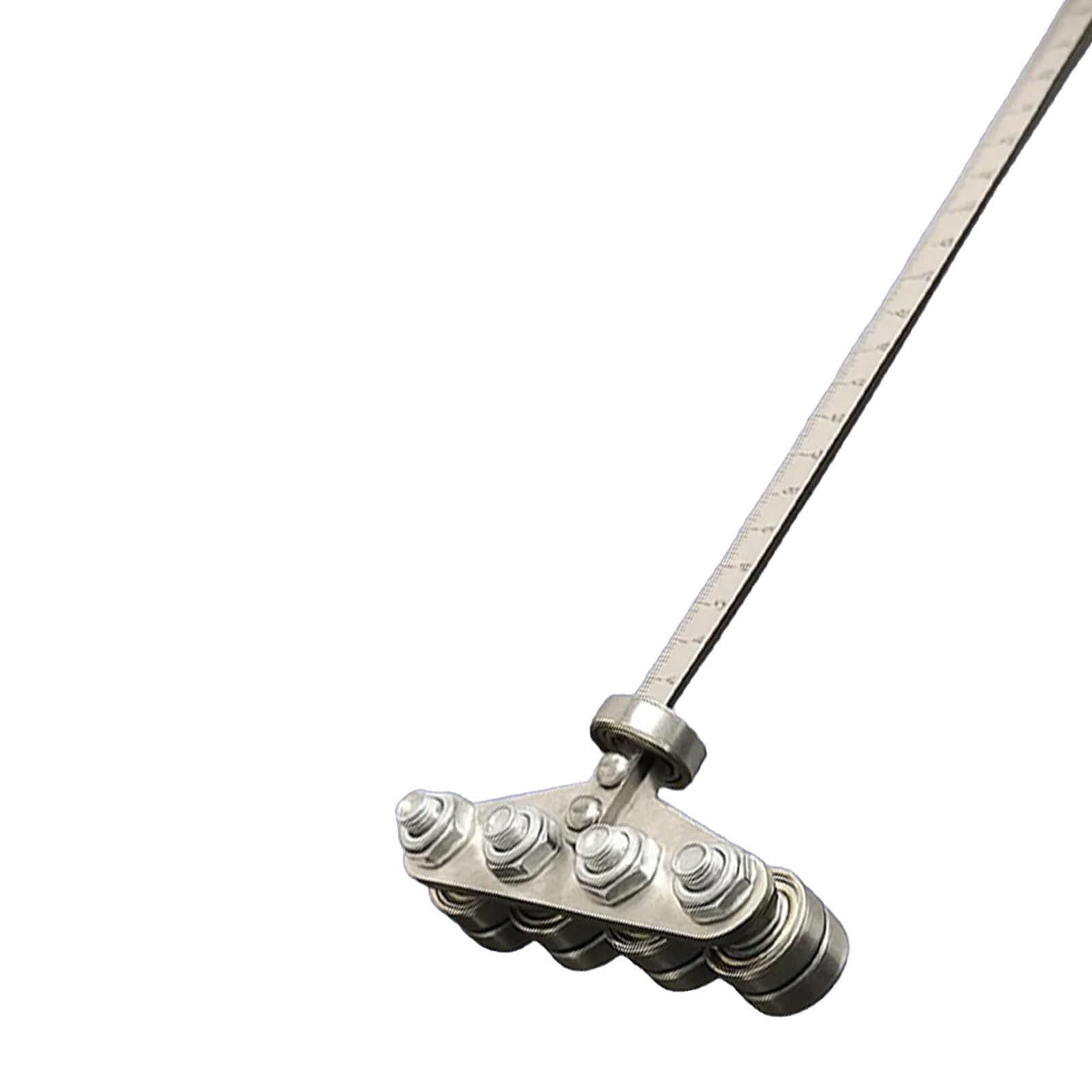 Positioning Calipers for Precise Measurements & Easy Wood Cutting, Stainless Steel Cutting Guide for Circular Saws, Adjustable Guide Rail 50cm/20in