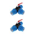 thumbnail image 1 of Inteprter PE Quick Connect Air Push Tube Coupler Tee 40mm core Fitting Steel Tipo 1 2Conjunto, 1 of 1