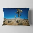 thumbnail image 2 of Designart Sandy Desert Road Panorama - Landscape Wall Throw Pillow - 12x20, 2 of 5