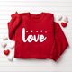 thumbnail image 5 of Manga Larga Vestido de Línea para las Mujeres Suave Sudadera con Capucha Forrada de Lana para Niños con Estampado, 5 of 5