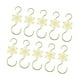 thumbnail image 3 of 10 ganchos para adornos navideños, soporte multifuncional para calcetines con forma de copo de nieve Oro, 3 of 9