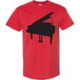 thumbnail image 3 of Inktastic Piano Silhouette T-Shirt, 3 of 5