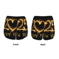 thumbnail image 3 of Balery Happy New Year 2025 D Pantalones cortos deportivos para mujer con forro y dos bolsillos, elásticos, para entrenamiento, gimnasio, yoga-XX-Large, 3 of 7
