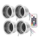 thumbnail image 1 of M Buder Portavasos LED RGB de Acero Inoxidable 12V para Barco RV Camión 4 Piezas, 1 of 9
