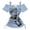 Blue, variant on Y2K Gothic Off Shoulder Crop Top Vintage, Spaghetti Strap Graphic Print Streetwear Style Slim Fit Tee, Pair with Skirt or Jeans (Black, M)