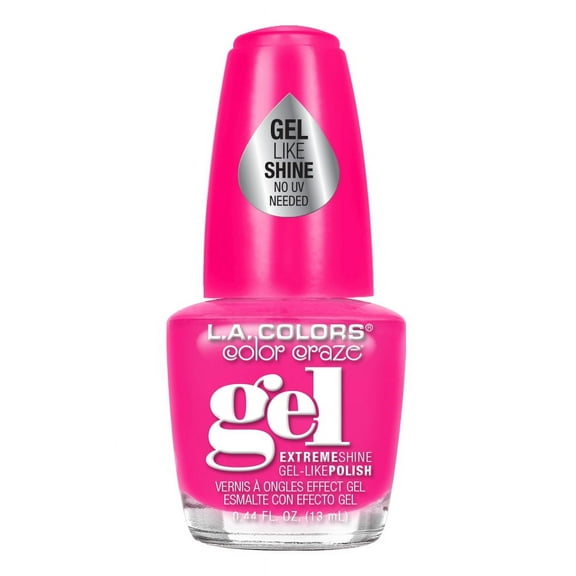 L.A. COLORS Gel-like Nail Polish, Flashy, 0.44 fl oz
