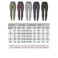 thumbnail image 3 of FUTATA BWomen's Yoga Pants High Waist Workout Leggings Full Length Butt Lifting Pants Gym Booty Tights Textured Tummy Control Running Pants Joggers For Junior, 3 of 6