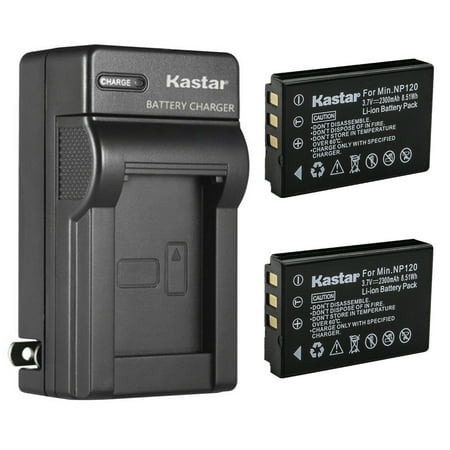 Kastar 4-Pack Battery and AC Wall Charger Replacement for EXFO XW-EX003, AXS-100, AXS-110, AXS-110 OTDR, FIP-400-D, FLS-600, FPM-600, FVA-600