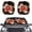 Boho Mandara Flower, variant on Bulopur Beach Stafish Shell Car Windshield Sunshade Prevent Sunlight Sun Visor for Car Windshield with Shortage Bag Sun Visor for Car Fit Most Trucks Vans SUVS, 2 Pieces