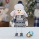 thumbnail image 2 of Figura de muñeco de nieve de Navidad XUQIANG figura decorativa de felpa multiusos, 2 of 5