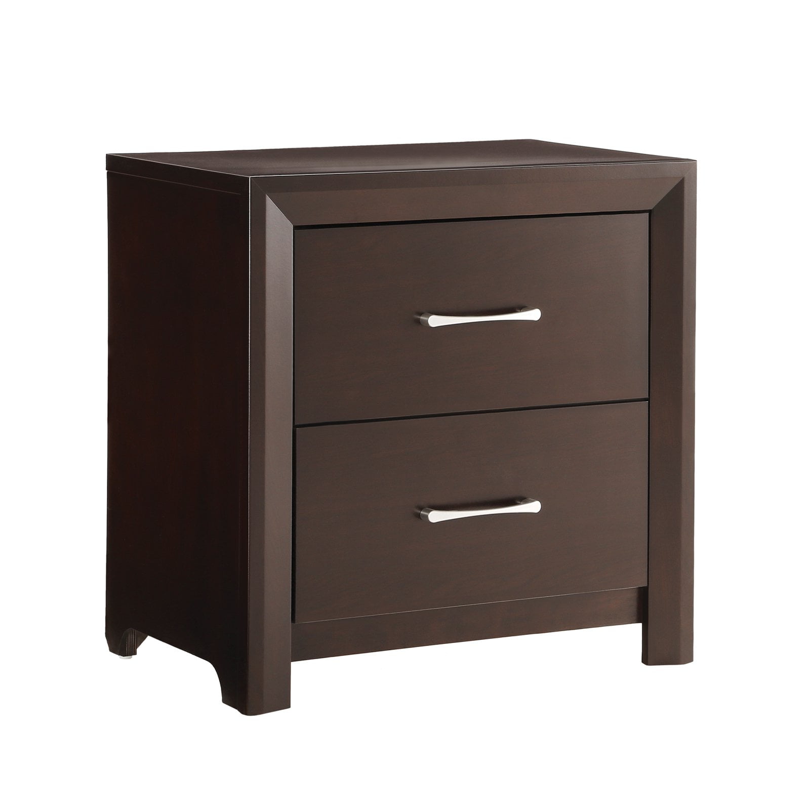 Weston Home Nightstand, Cherry and Espresso - Walmart.com