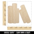 thumbnail image 2 of Books in a Row Reading Library Wood Shape Unfinished Piece Cutout Craft DIY Projects - 4.70 Inch Size - 1/8 Inch Thick, 2 of 7