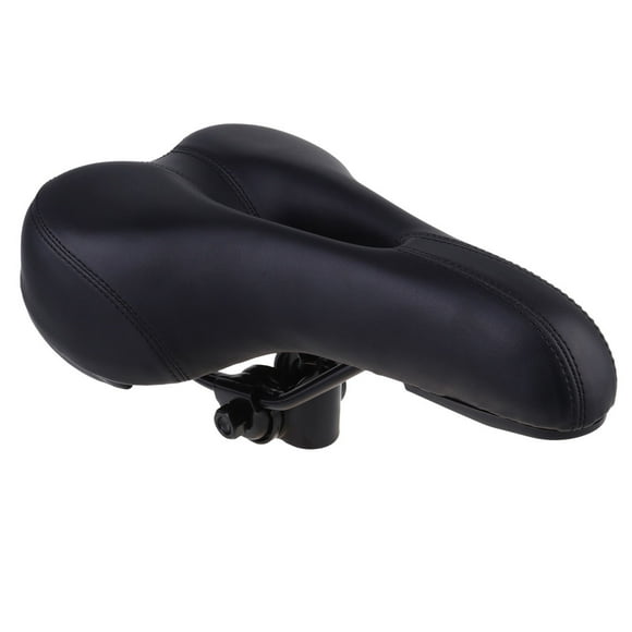 Saddle 1PC Comfortable Bike Saddle Breathable Mesoporous Bike Seat Cushion Absorbent Mountain Bike Saddle Supplementary Angle Saddle Cycling Accessories for Bike (Black)