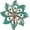 Light Green, variant on ANHXN Garden Decor Wind Spinners, Small Waterproof Metal Pinwheels Wind Spinner for Yard and Garden