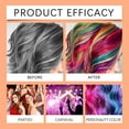 Instant Color Transformation Effortless Hair Chalk Powder For Natural Looking Party Hair